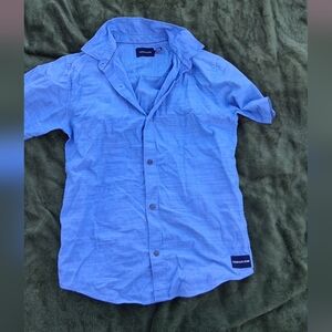 Calvin Klein Blue Patterned Shirt